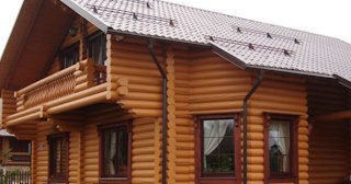 Строительство дома из оцилиндрованного бревна в Сатке - от 136422 рублей